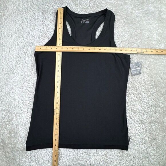 Eddie Bauer Infinity Ribbed Trim Tank Black NEW - Picture 7 of 7